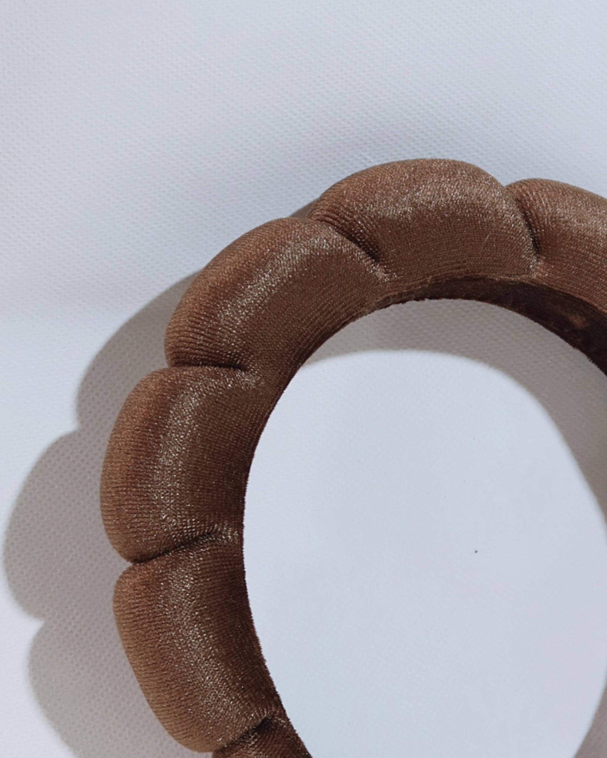 Scalloped Headband - Walnut
