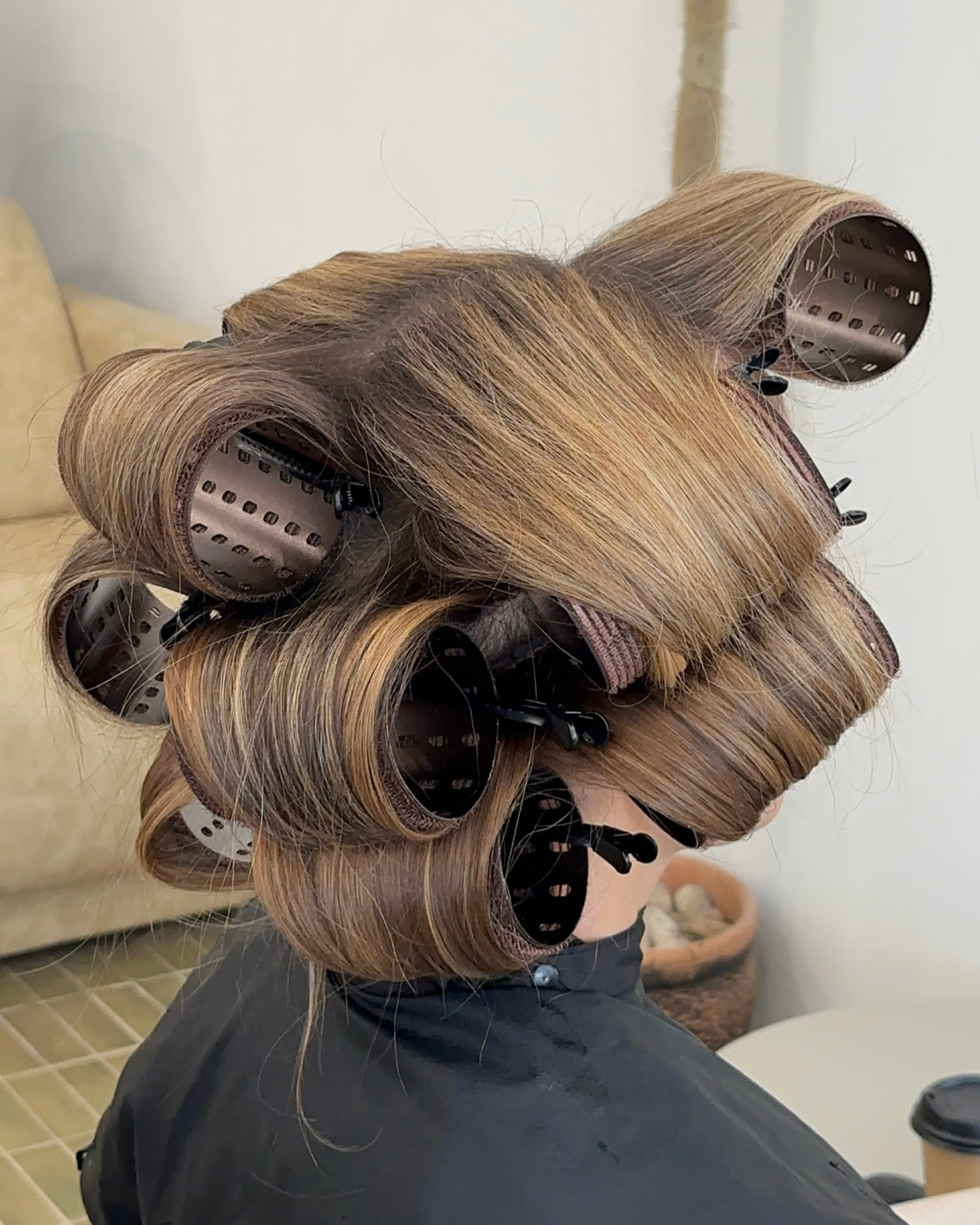 XL Thermal Hair Rollers - Walnut (10 pack)