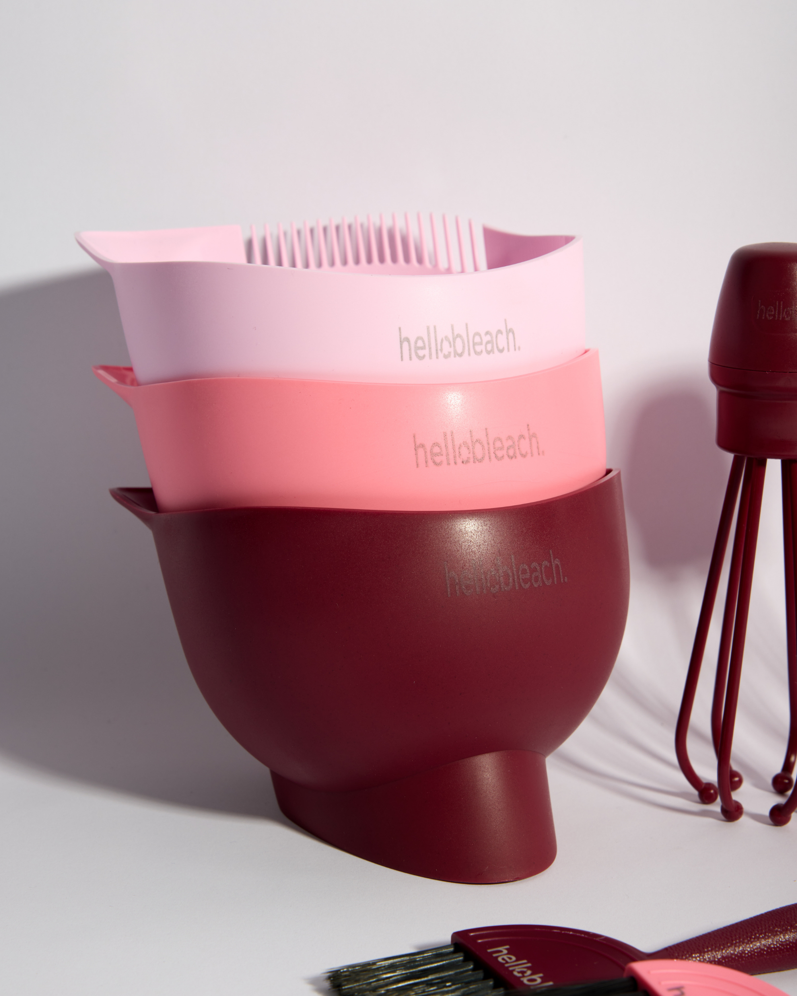 Luxe Stylist Set - Burgundy, Pink Pop & Bby Pink