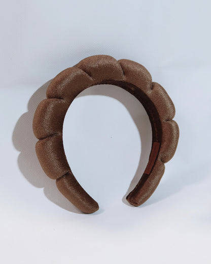 Scalloped Headband - Walnut