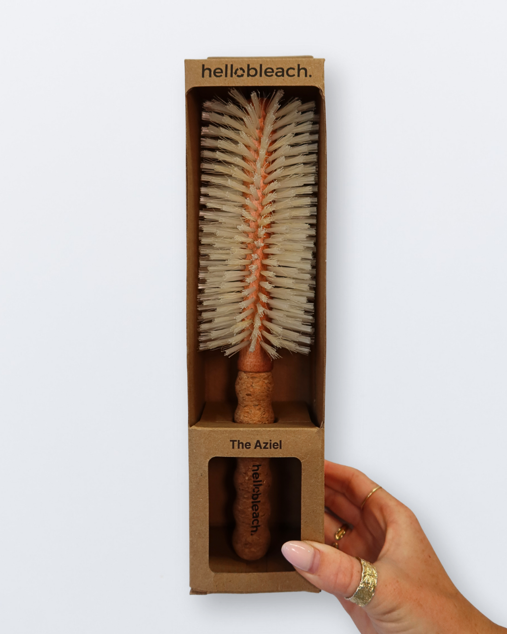 The Aziel - XL Barrel Boar + Nylon Brush