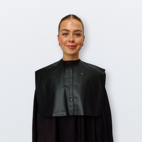 NEU Pro Schneideumhang aus veganem Leder - Schwarz von Hello Bleach