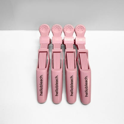 The Jumbo Croc Clip - Baby Pink (4 Pack)