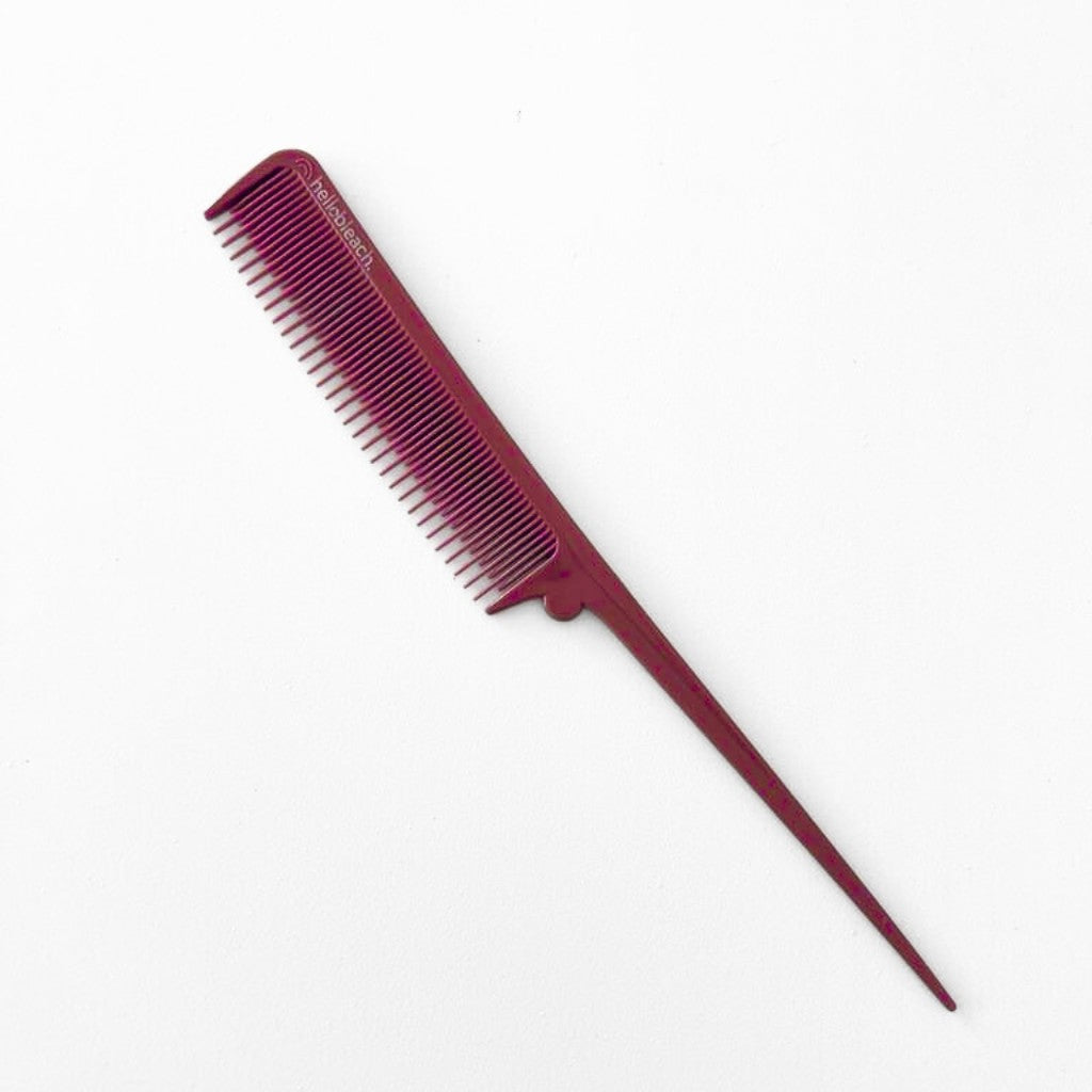 Peigne à queue en plastique Hello Bleach -Argile