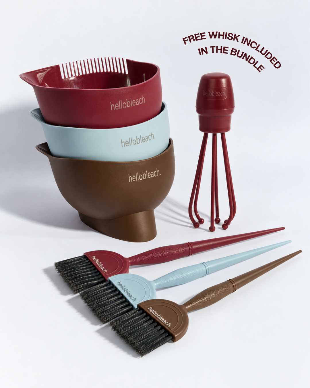 Triple Threat Set - Burgundy, Walnut & Sky